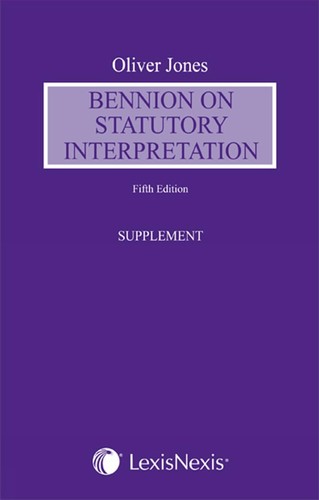 Bennion statutory - on,