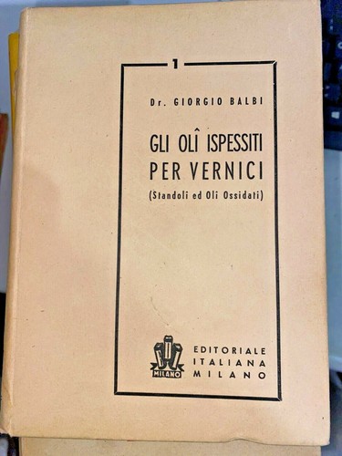 Balbi gli oli - ispessiti, per
