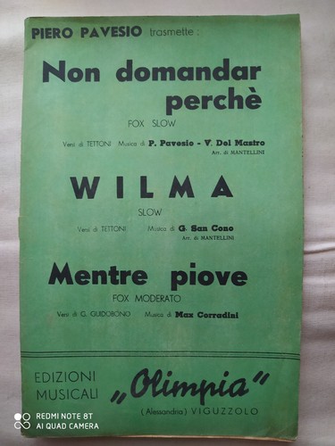 Piero pavesio non - piero, domandar